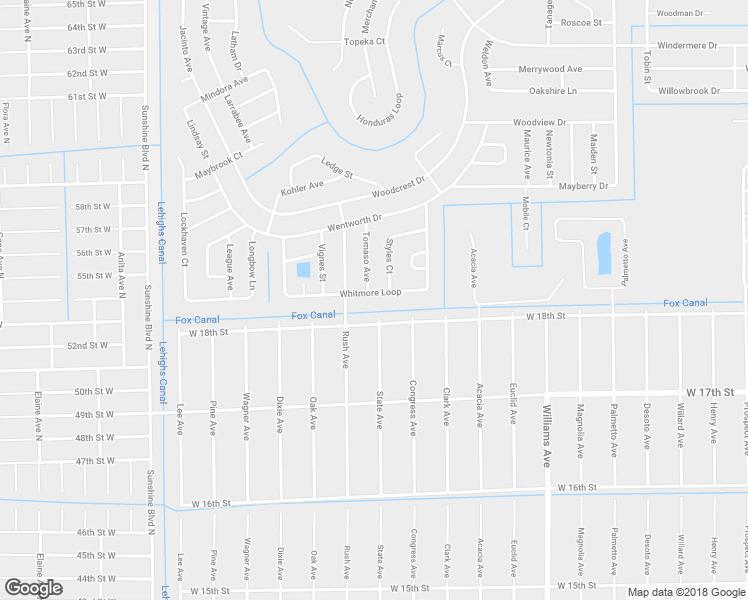 map of restaurants, bars, coffee shops, grocery stores, and more near 691 Whitmore Loop in Lehigh Acres