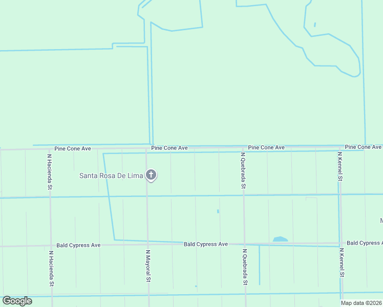 map of restaurants, bars, coffee shops, grocery stores, and more near 442 Pine Cone Avenue in Clewiston