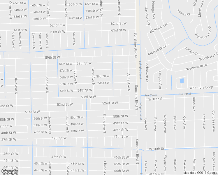 map of restaurants, bars, coffee shops, grocery stores, and more near 2602 54th Street West in Lehigh Acres
