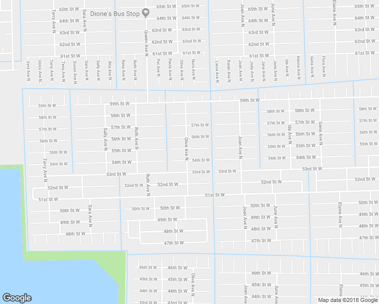 map of restaurants, bars, coffee shops, grocery stores, and more near 3115 55th Street West in Lehigh Acres