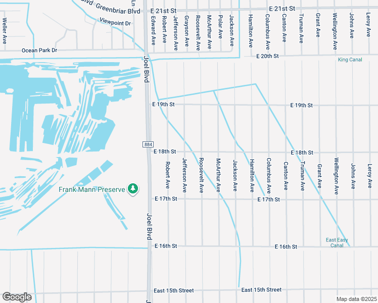 map of restaurants, bars, coffee shops, grocery stores, and more near 2602 East 18th Street in Lehigh Acres
