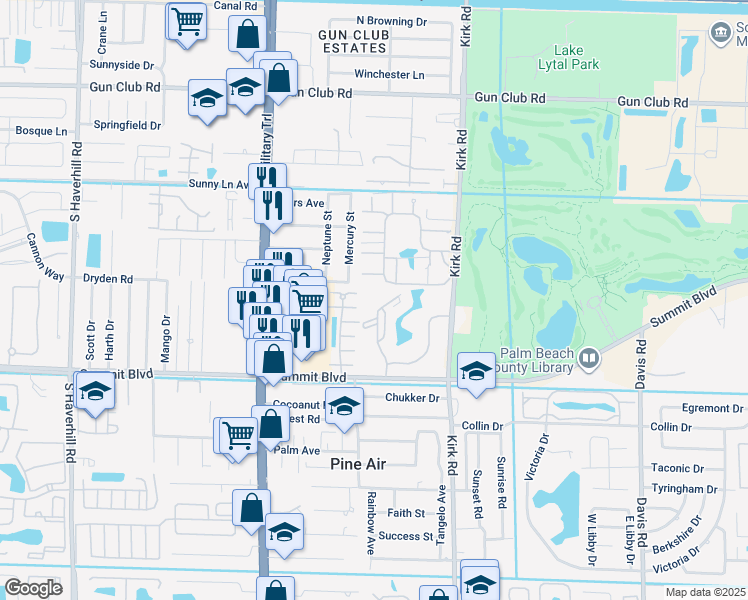 map of restaurants, bars, coffee shops, grocery stores, and more near 888 Cotton Bay Drive East in West Palm Beach