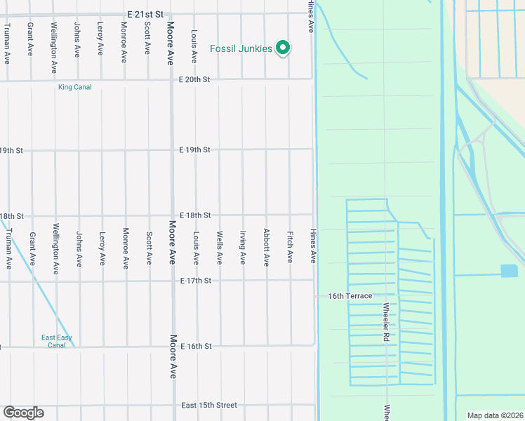 map of restaurants, bars, coffee shops, grocery stores, and more near 4302 East 18th Street in Lehigh Acres