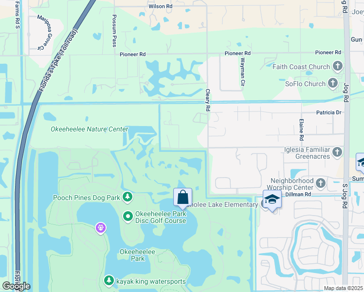 map of restaurants, bars, coffee shops, grocery stores, and more near 736 Marshall Road in West Palm Beach