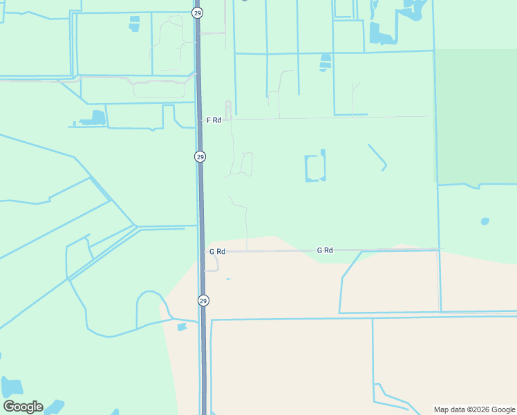 map of restaurants, bars, coffee shops, grocery stores, and more near 320 G Road in LaBelle