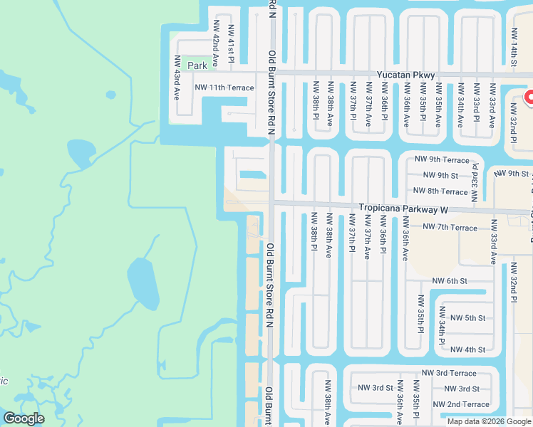 map of restaurants, bars, coffee shops, grocery stores, and more near 736 Old Burnt Store Road North in Cape Coral
