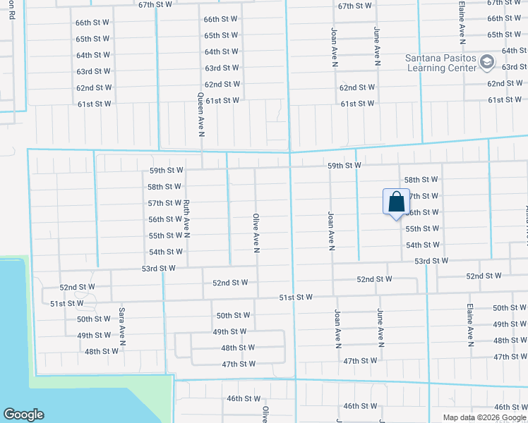 map of restaurants, bars, coffee shops, grocery stores, and more near 3112 56th Street West in Lehigh Acres