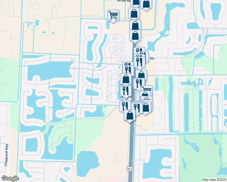 map of restaurants, bars, coffee shops, grocery stores, and more near 900 Christina Drive in West Palm Beach