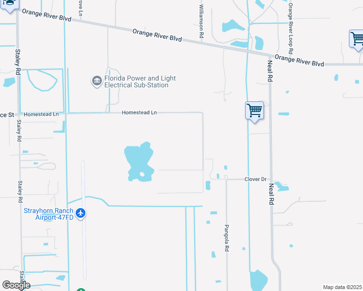map of restaurants, bars, coffee shops, grocery stores, and more near 11921 Glen Avenue in Fort Myers