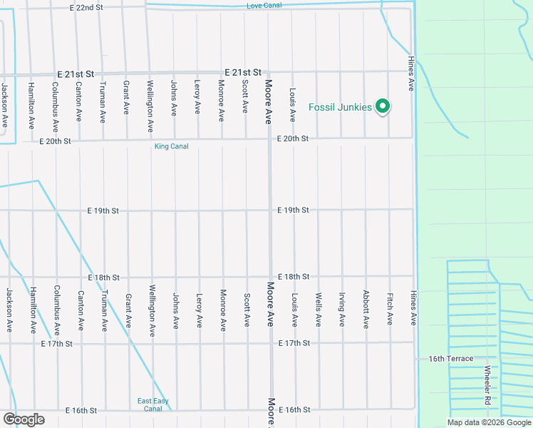 map of restaurants, bars, coffee shops, grocery stores, and more near 1820 Moore Avenue in Lehigh Acres