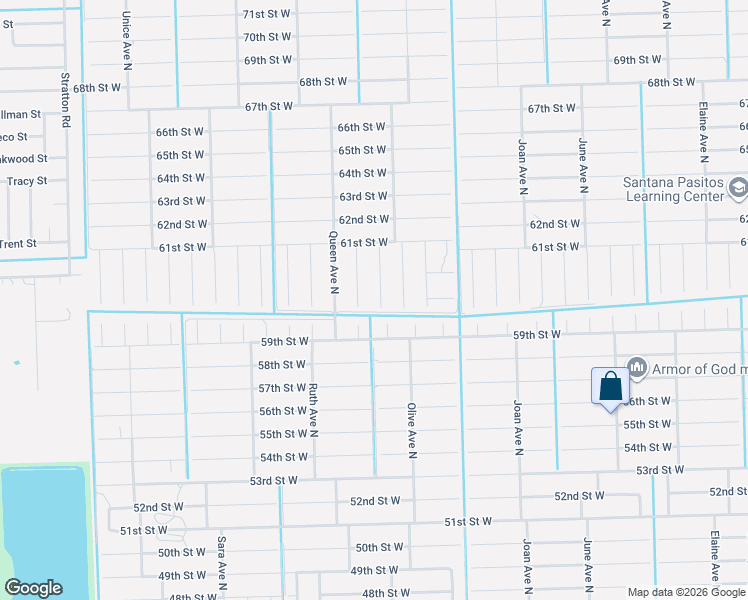 map of restaurants, bars, coffee shops, grocery stores, and more near 6008 Paula Avenue North in Lehigh Acres