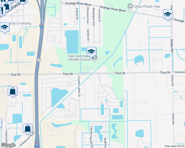 map of restaurants, bars, coffee shops, grocery stores, and more near 5000 Lils Lane in Fort Myers