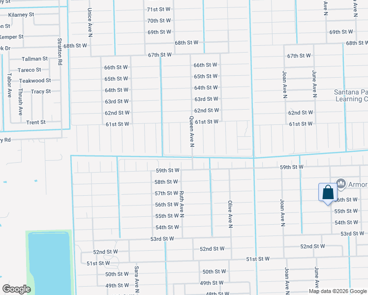map of restaurants, bars, coffee shops, grocery stores, and more near 6008 Ruth Avenue North in Lehigh Acres