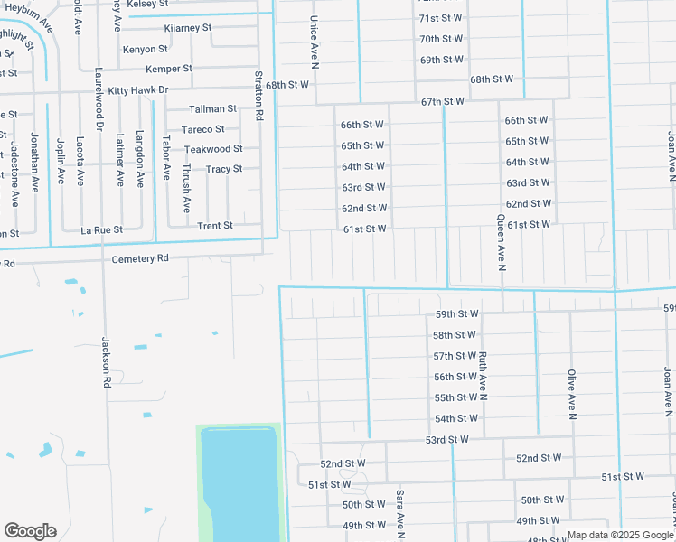 map of restaurants, bars, coffee shops, grocery stores, and more near 6007 Terry Avenue North in Lehigh Acres