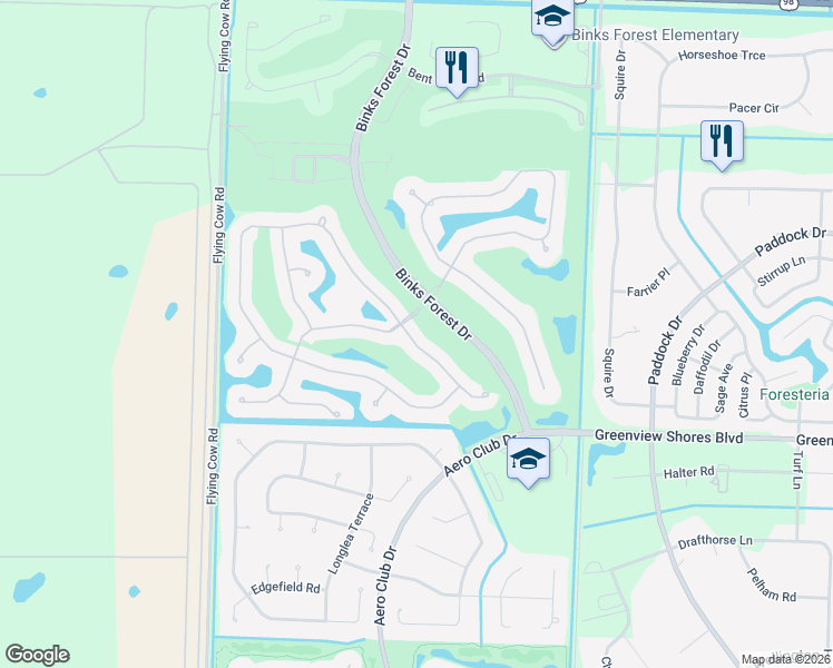 map of restaurants, bars, coffee shops, grocery stores, and more near 762 Cedar Cove Road in Wellington