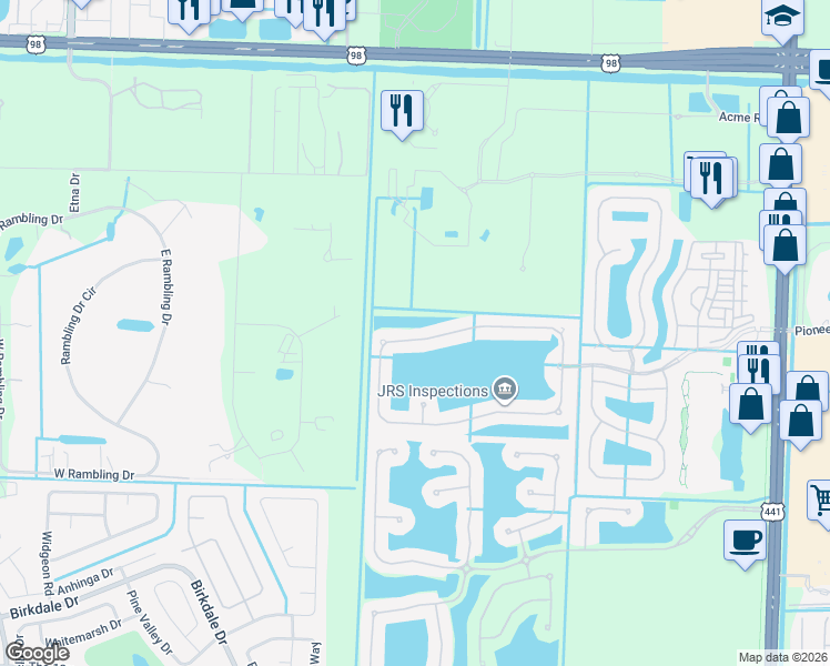 map of restaurants, bars, coffee shops, grocery stores, and more near 205 Berenger Walk in Wellington