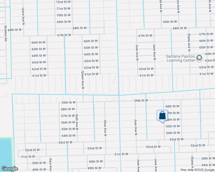 map of restaurants, bars, coffee shops, grocery stores, and more near 6009 Nora Avenue North in Lehigh Acres