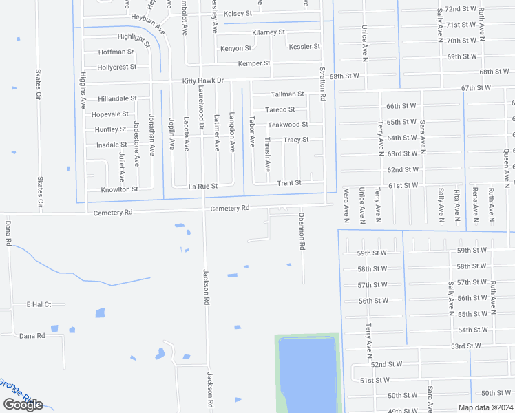 map of restaurants, bars, coffee shops, grocery stores, and more near 15711 Cemetery Road in Fort Myers