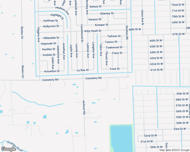 map of restaurants, bars, coffee shops, grocery stores, and more near 15581 Cemetery Road in Fort Myers