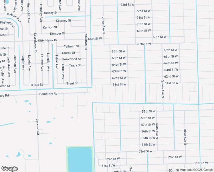 map of restaurants, bars, coffee shops, grocery stores, and more near 3602 61st Street West in Lehigh Acres