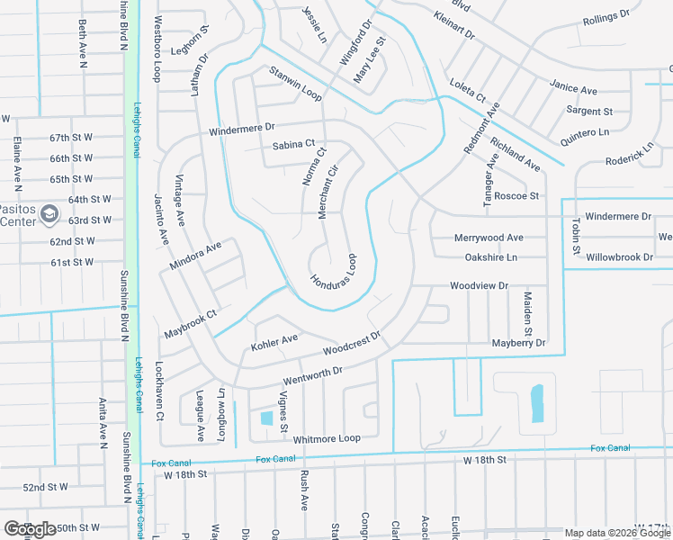 map of restaurants, bars, coffee shops, grocery stores, and more near 1827 Merchant Circle in Lehigh Acres