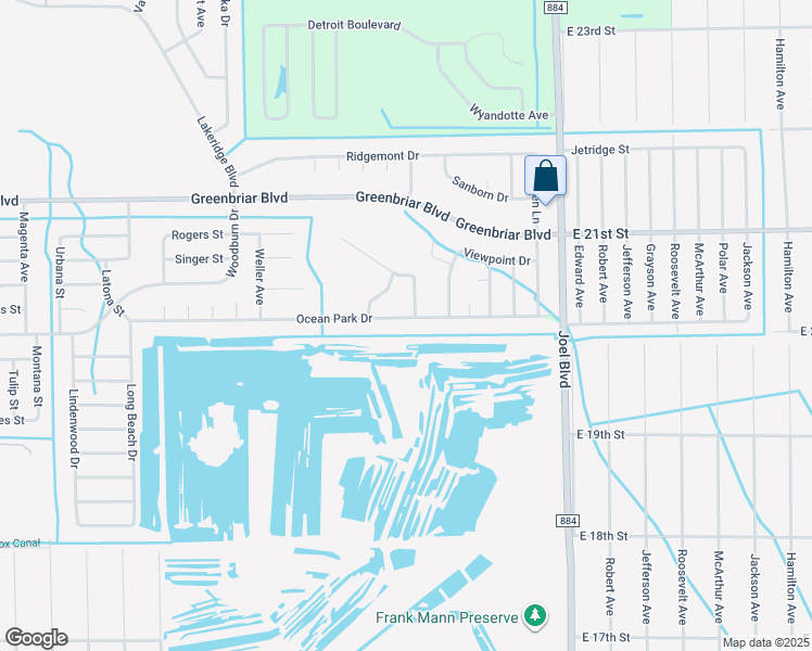 map of restaurants, bars, coffee shops, grocery stores, and more near 145 Ocean Park Drive in Lehigh Acres