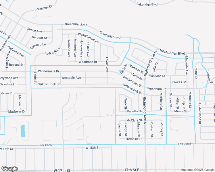 map of restaurants, bars, coffee shops, grocery stores, and more near 445 Willowbrook Drive in Lehigh Acres