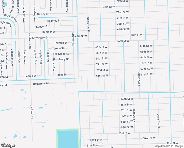 map of restaurants, bars, coffee shops, grocery stores, and more near 3602 61st Street West in Lehigh Acres