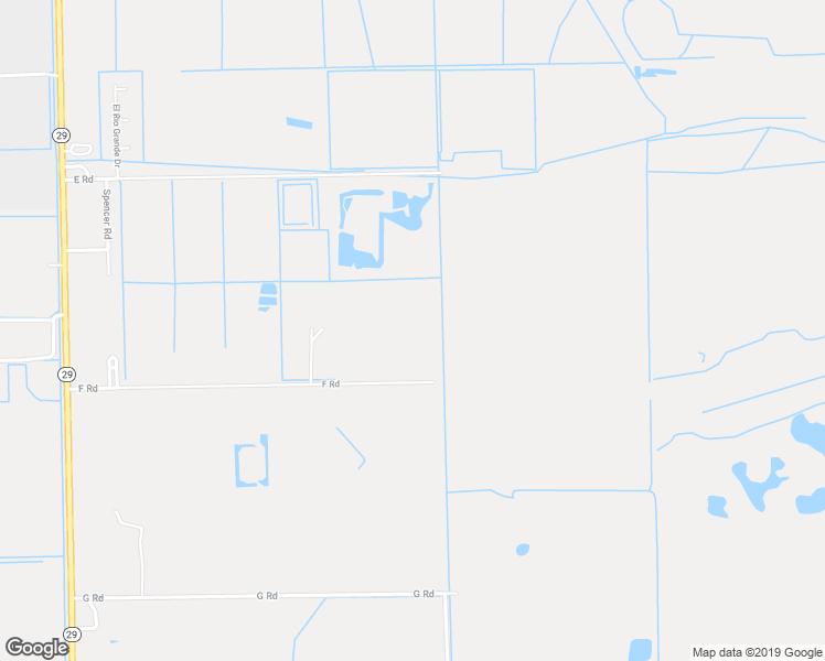map of restaurants, bars, coffee shops, grocery stores, and more near 873 F Road in LaBelle