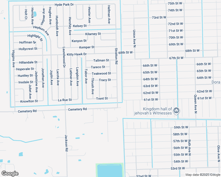 map of restaurants, bars, coffee shops, grocery stores, and more near 6018 Thorpe Avenue in Fort Myers