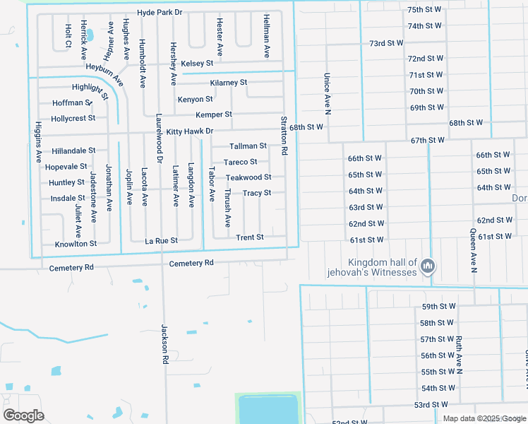 map of restaurants, bars, coffee shops, grocery stores, and more near 6018 Thorpe Avenue in Fort Myers