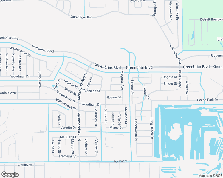 map of restaurants, bars, coffee shops, grocery stores, and more near 350 Rockland Street in Lehigh Acres