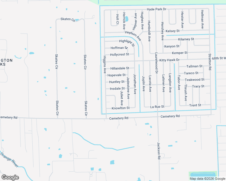 map of restaurants, bars, coffee shops, grocery stores, and more near 6022 Jessica Street in Fort Myers