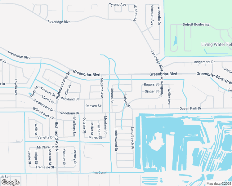 map of restaurants, bars, coffee shops, grocery stores, and more near 351 Justice Avenue in Lehigh Acres