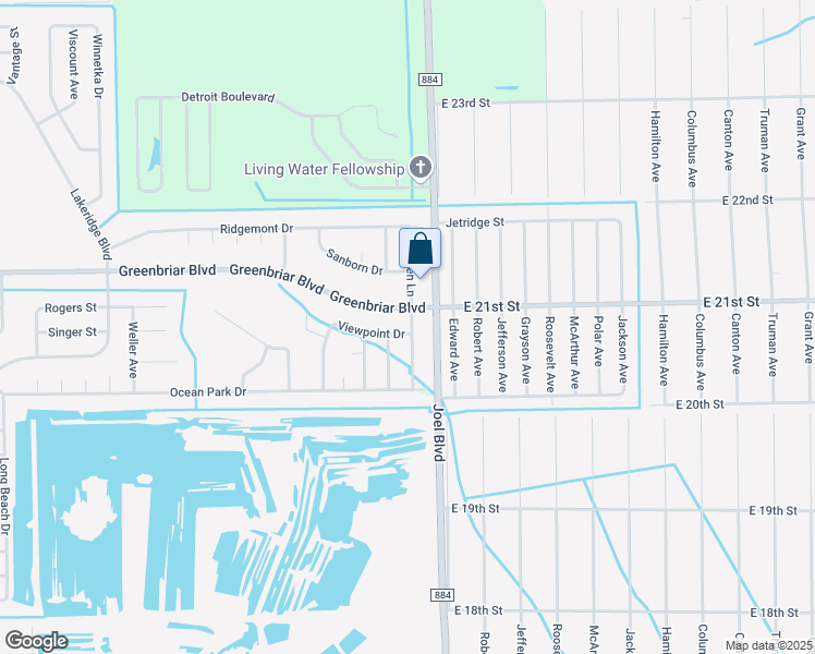 map of restaurants, bars, coffee shops, grocery stores, and more near 108 Viewpoint Drive in Lehigh Acres
