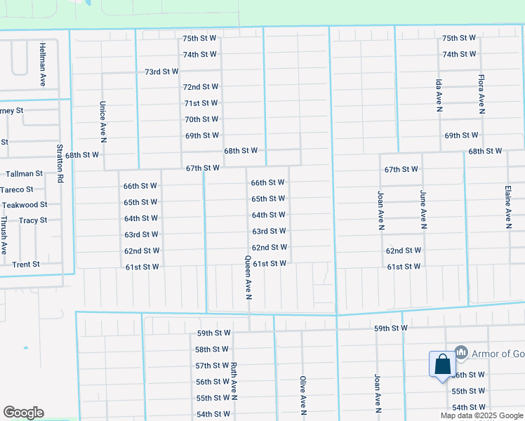 map of restaurants, bars, coffee shops, grocery stores, and more near 3214 64th Street West in Lehigh Acres
