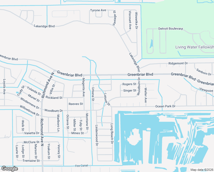 map of restaurants, bars, coffee shops, grocery stores, and more near 307 Urbana Street in Lehigh Acres