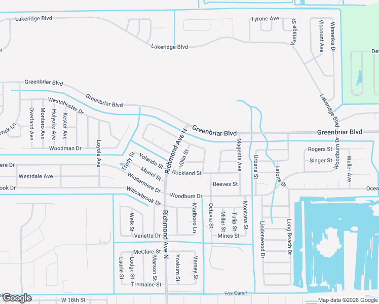 map of restaurants, bars, coffee shops, grocery stores, and more near 1930 Villia Street in Lehigh Acres