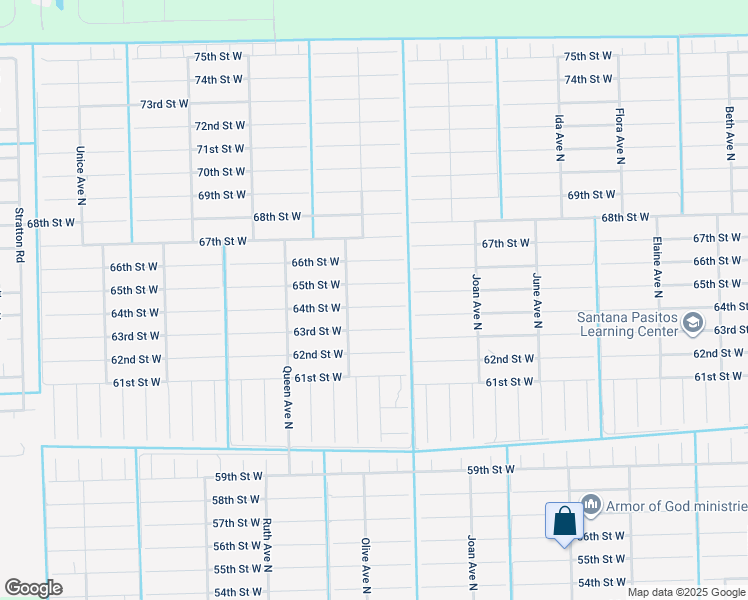 map of restaurants, bars, coffee shops, grocery stores, and more near 3110 64th Street West in Lehigh Acres