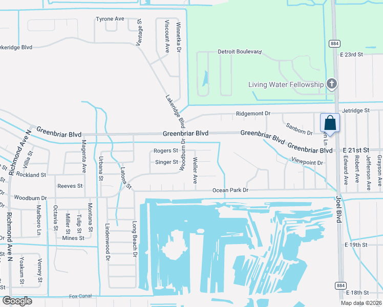 map of restaurants, bars, coffee shops, grocery stores, and more near 1923 Weller Avenue in Lehigh Acres
