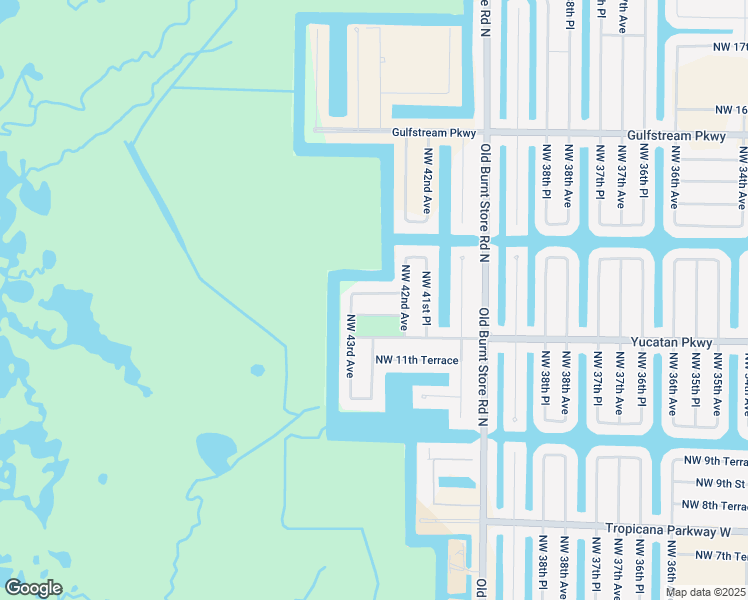 map of restaurants, bars, coffee shops, grocery stores, and more near 4220 Northwest 13th Street in Cape Coral