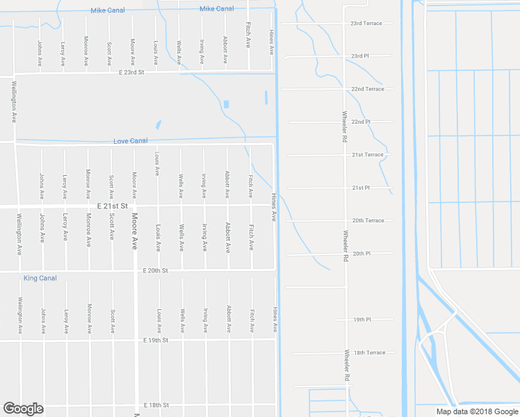 map of restaurants, bars, coffee shops, grocery stores, and more near 4502 East 21st Street in Alva