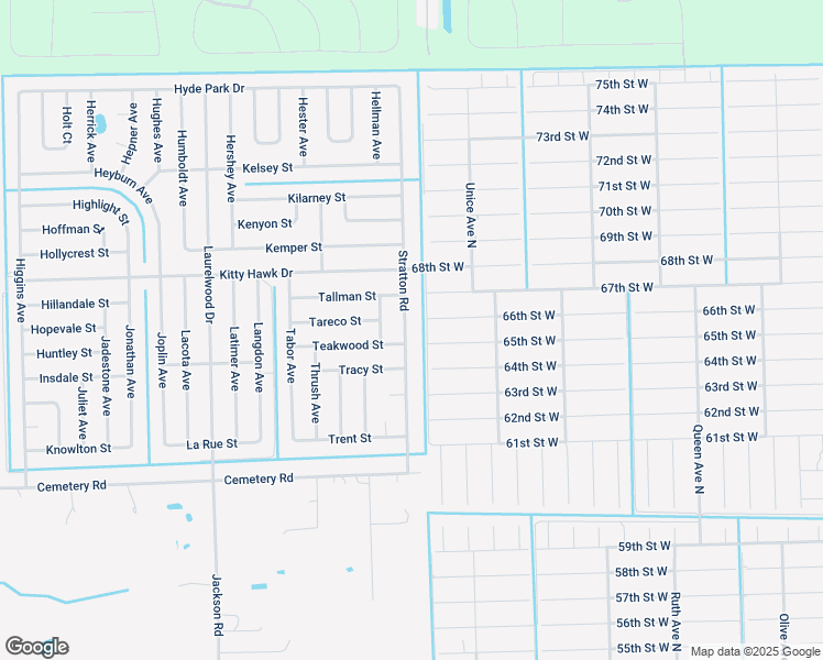 map of restaurants, bars, coffee shops, grocery stores, and more near 6040 Stratton Road in Fort Myers