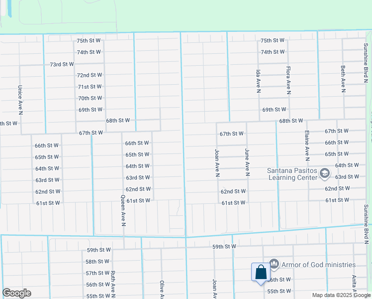 map of restaurants, bars, coffee shops, grocery stores, and more near 3021 66th Street West in Lehigh Acres
