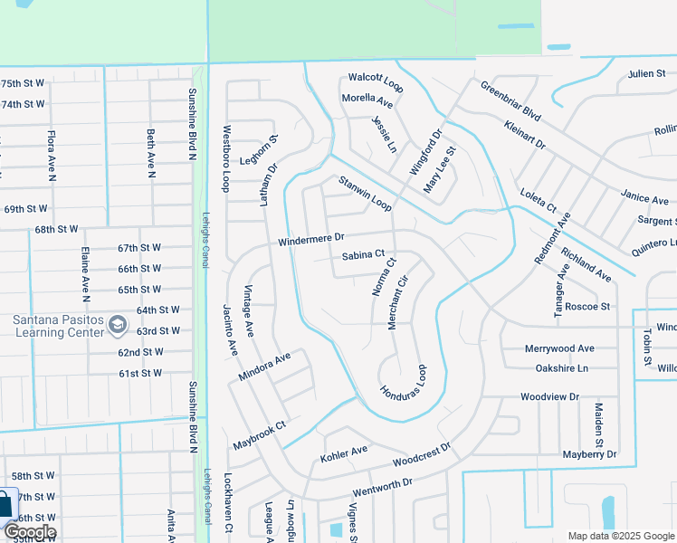 map of restaurants, bars, coffee shops, grocery stores, and more near 672 Vanola Court in Lehigh Acres