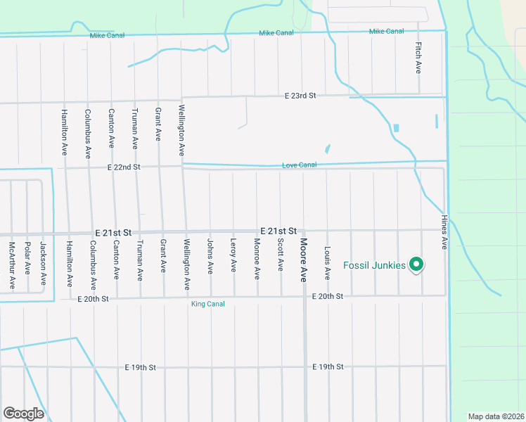 map of restaurants, bars, coffee shops, grocery stores, and more near 2106 Monroe Avenue in Alva