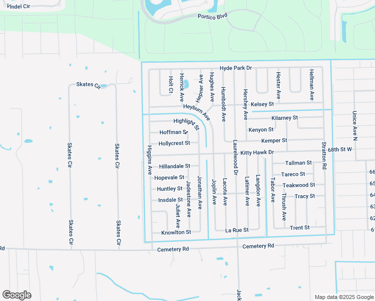 map of restaurants, bars, coffee shops, grocery stores, and more near 3828 Kitty Hawk Drive in Fort Myers