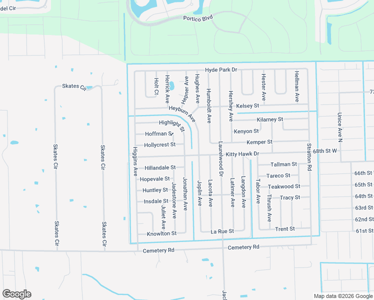 map of restaurants, bars, coffee shops, grocery stores, and more near 3816 Kitty Hawk Drive in Fort Myers