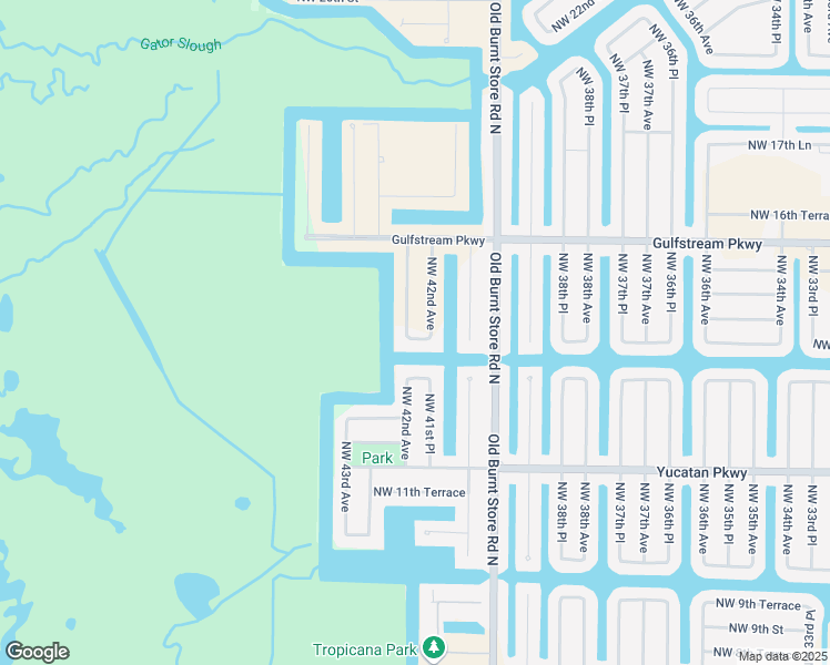 map of restaurants, bars, coffee shops, grocery stores, and more near 1421 Northwest 42nd Avenue in Cape Coral
