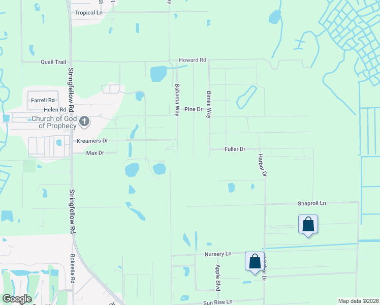 map of restaurants, bars, coffee shops, grocery stores, and more near 15018 Martinique Way in Bokeelia